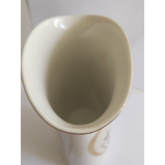 Bone China Hand Painted Pillow Vase by Chokin Japan 6" tall - Picture 4 of 9